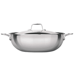 Milton Pro Cook Triply Kadai with Lid | Stainless Steel | 30 Cm