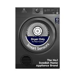 Electrolux Fully Automatic Front Load Dryer | Reverse Tumbling | 8.5Kg | Dark Silver | EDV854N3SB