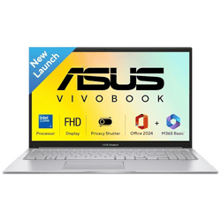 ASUS Vivobook 15 Thin & Light Laptop | Intel Core 3 100U | 8GB | 512GB | Silver | X1504VAP-BQ1321WS