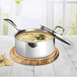 Milton Pro Cook Triply Sauce Pan with Lid | 18 cm