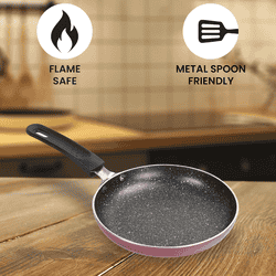 Milton Pro Cook Granito Non Induction Fry Pan | 16 Cm