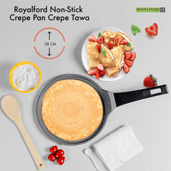 Royalford Non-Stick Die Cast Crepe Tawa | 28Cm