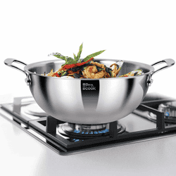 Milton Triply Deep Kadhai With Lid | 28 cm