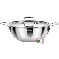 Milton Triply Deep Kadhai With Lid | 28 cm