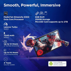 Lenovo Idea WiFi + 5G Tab | 27.94 cm (11 inch) | 256 GB | 8 GB RAM | Luna Grey | ZAFM0706IN | NM