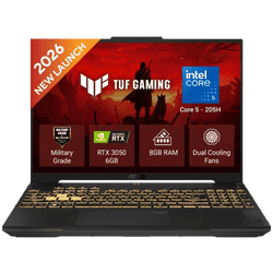Asus Gaming Laptop | Intel Core 5 Processor 205H | 8 GB | 512 GB | Windows 11 Home | Mecha Gray | FX607VJR-TU296W