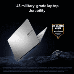 Asus Vivobook Go 15 Thin and Light Laptop | AMD Ryzen 5 40 | 16 GB | 512 GB | Windows 11 Home | Cool Silver | E1504FA-IN2816WS