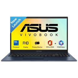 ASUS Vivobook 15 Laptop | Intel Core 5 120U | 16GB | 512GB | Quiet Blue | X1504VAP-IN009WS