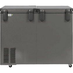 Voltas Hard Top Double Door Standard Deep Freezer | 303 L | Grey | CVF321DA5-W1-GW
