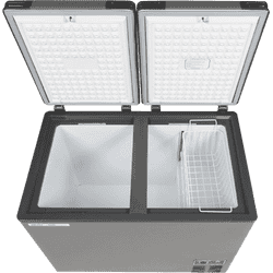 Voltas Hard Top Double Door Standard Deep Freezer | 303 L | Grey | CVF321DA5-W1-GW