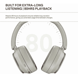 boAt Rockerz Plus 440 Wireless Headphone | Pebble Grey