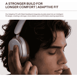boAt Rockerz Plus 440 Wireless Headphone | Pebble Black