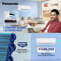 Panasonic Inverter Split AC | 8-in-1 Convertible | 1 Ton | 3 Star | White | 2026 Model | CS-EU12CKY3FM