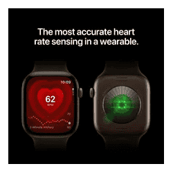 Apple Watch Series 12 | GPS | 46mm | Dark Bronze Aluminium Case with Olive Sport Band | MJEU4HN/A