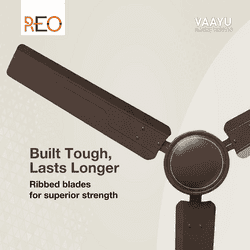 Havells REO Vaayu Ceiling Fan | 1200mm | Smoke Brown