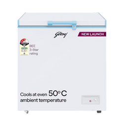 Godrej Single Door Convertible Deep Freezer | 207 L | 3 Star | White | DH ESNCH 230C 1HCGP RW
