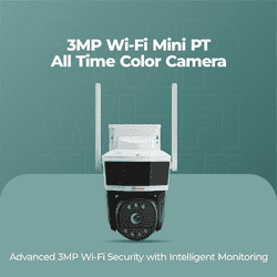 Trueview WiFi Mini Pan tilt STQC Camera | 3MP | White | T18290S