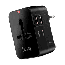 boAt C10 5 in 1 Universal Travel Adapter | Carbon Black