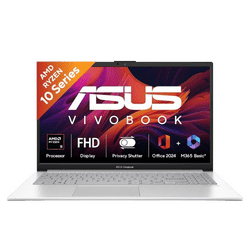 ASUS Vivobook Go 15 Thin and Light Laptop | AMD Ryzen 5 40 | 16 GB | 512 GB | Windows 11 Home | Cool Silver | E1504FA-BQ2113WS