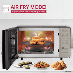 LG Convertible Microwave Oven with Air Fry | Charcoal Lighting Heater | 28 L | Black | MJEN286UGWF