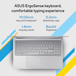 ASUS Vivobook 16 Thin and Light Laptop | AMD Ryzen 5 150 | Windows 11 Home | 16 GB | 512 GB | Cool Silver | M1605NAQ-MB095WS