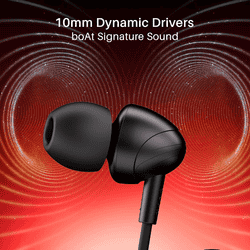 boAt BassHeads 210 Wired Earphone | Active Black