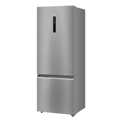Haier Bottom Mount Double Door Refrigerator | 355 L | 2 Star | Inox Steel | HRB-4052BISA-P