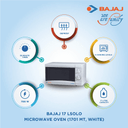 BAJAJ 17 L Solo Microwave Oven-1701MT | White