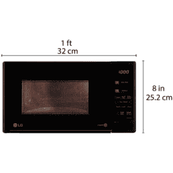LG Solo Microwave Oven | 20 L | Black | MS2043DB