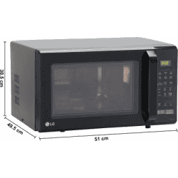 LG 28 L Convection Microwave Oven | MC2846BG | Black