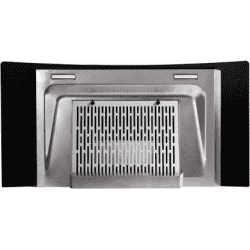 Faber HOOD CREST PLUS HC SC BK 90 Auto Clean Wall Mounted Chimney 1200 CMH | BK GLASS