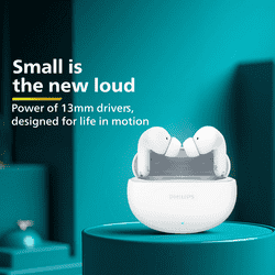 philips True Wireless Earbuds | white | TAT1269WT/94