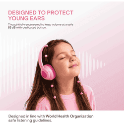 boAt Sailor Play Kids Wireless Headphone | Bubblegum Pink