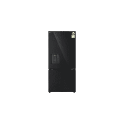 LG French Door SBS  Refrigerator | WiFi Convertible | 605 L | 2 Star | Black Glass | GV-F25FFGHB