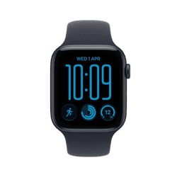 Apple Watch SE 3 | GPS | 44mm | Midnight Aluminium Case With Navy Blue Sports Band | M/L | MJL94HN/A