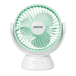 Geepas 6" Rechargeable LED Fan | Multicolour | GF21242ID