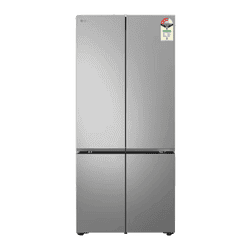 LG Frost Free French Door Refrigerator | 574 L | 3 Star | Prime Silver | GV-B23FFLMB