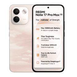 Redmi Note 17 Pro Max 5G | 12 GB | 256 GB | Secret Sunrise