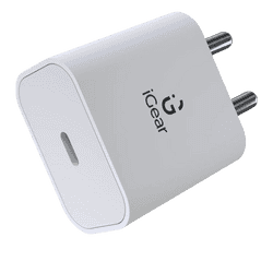 i Gear Core mini Compact charger Adapter | 20W | White