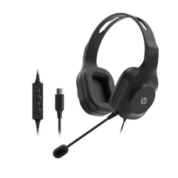 HP H320C USB-C Wired Headset | Black | CH8D5AA#ACJ