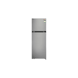 LG Double Door Refrigerator | Smart Inverter Compressor | 251 L | 2 Star | Shiny Steel | GLT2526WWPZ