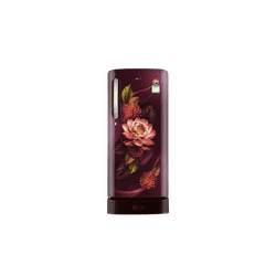 LG Direct Cool Single Door Refrigerator with Base Drawer | 185 L | 5 Star | Red Water lily | GLD1956ZARW