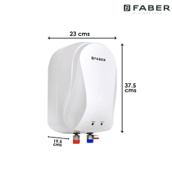 Faber Instant Water Geyser | FWG Insta | 3 L | 3000 W | White
