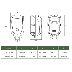 HAVELLS 3 L Instant Water Geyser INSTANIO | White Blue