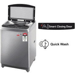 LG 10 Kg Inverter Fully-Automatic Top Loading Washing Machine T10SJSS1Z Free | Silver