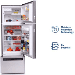 Whirlpool Protton Roy Frost Free Triple Door Refrigerator | 215 L | Alpha Steel | FP 263D