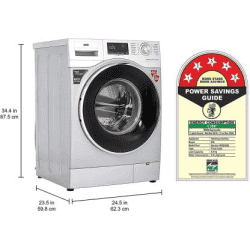 IFB Fully Automatic Front Load | 8 kg | with In-built Heater | Grey | Senator WSS steam