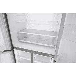 LG 594 L Frost Free Side by Side Refrigerator with Four Door | Shiny Steel | GC-B22FTLPL