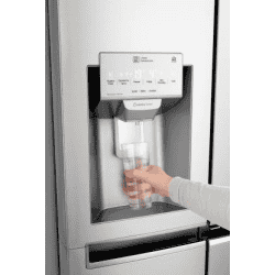 LG 668 L Frost Free Side by Side Refrigerator with with Instaview and Smart ThinQ | WiFi Enabled | Noble Steel | GC-X247CSAV