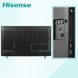 Hisense A73F -139 cm (55 inch) -Ultra HD (4K) LED Smart Android TV with 102W JBL 6 Speakers-Atmos-55A73F | black